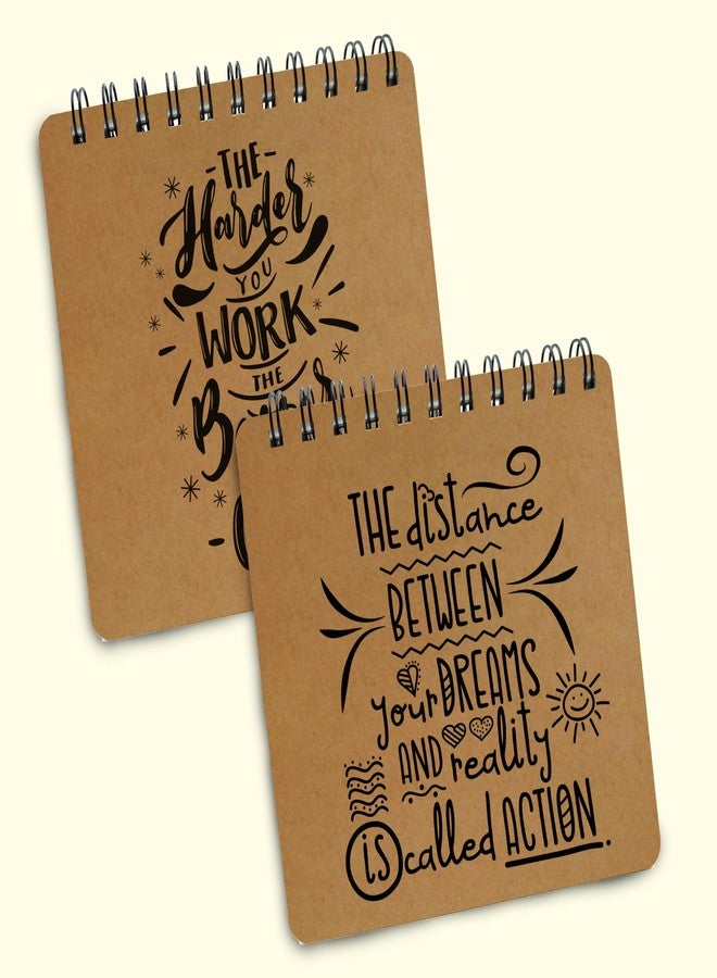 PaperO Mini Sketch Book | Size (15 x 15 cm) | Pack of 2 | 40 Sheets Each | Wiro-Bound (Dreams) - Image 1